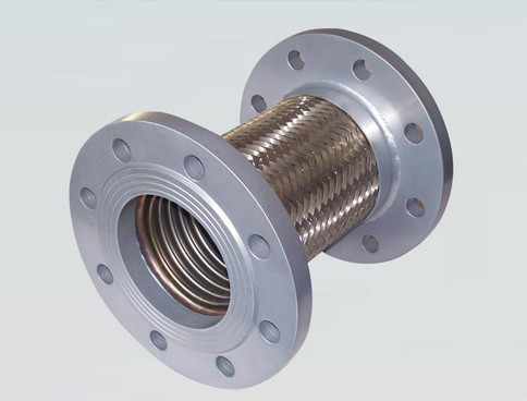 Edelstahl Flexible DN 1/4-12 Zoll Wellenschlauch aus Metall mit Montageflansche