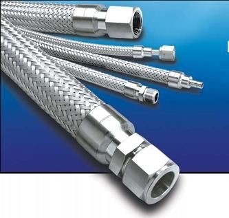 Sondergröße PE/PTFE flocht hydraulisches Schlauch-Mesh Explosion Proof Flexible Acid-Alkali-beständiges Rohr