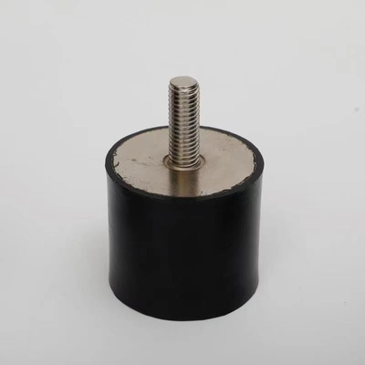 Härte-Durometer-Bewertung Schlagdämpfer aus schwarzem Gummi mit anpassbaren Optionen