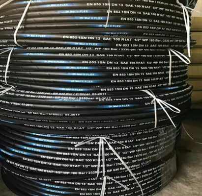 Wickelnder hydraulischer Schlauch Gummihydraulischer Schlauch-Hochdruckbagger-Steel Wire Braideds