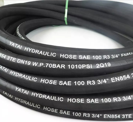 Stahl- Draht-umsponnener Schlauch-sortieren hydraulisches Rohr Soem Hochdruck-1-100MPa