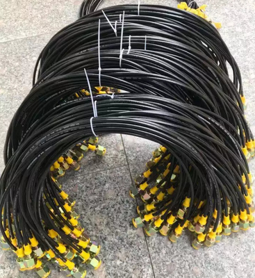 Flexibler umsponnener Nylonöl-Zustellung- auf dem Luftweggummischlauchleitungs-industrieller hydraulischer Hochdruck