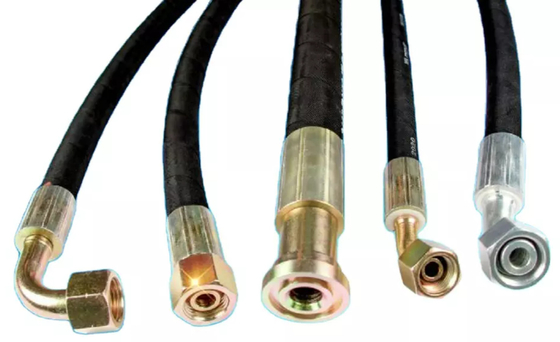 Flexibler Stahldraht-umsponnener Dampf-Schlauch 0-50MPA
