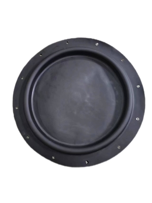 3 mm schwarzes Gummi-Diaphragma-Pneumatikventil mit Langlebigkeit und geringer Leckrate